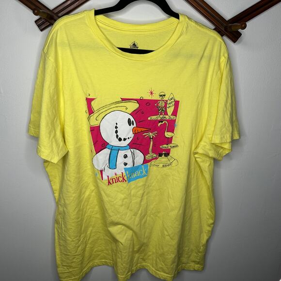 Disney Pixar Knick Knack Yellow Graphic T \ - Picture 1 of 3